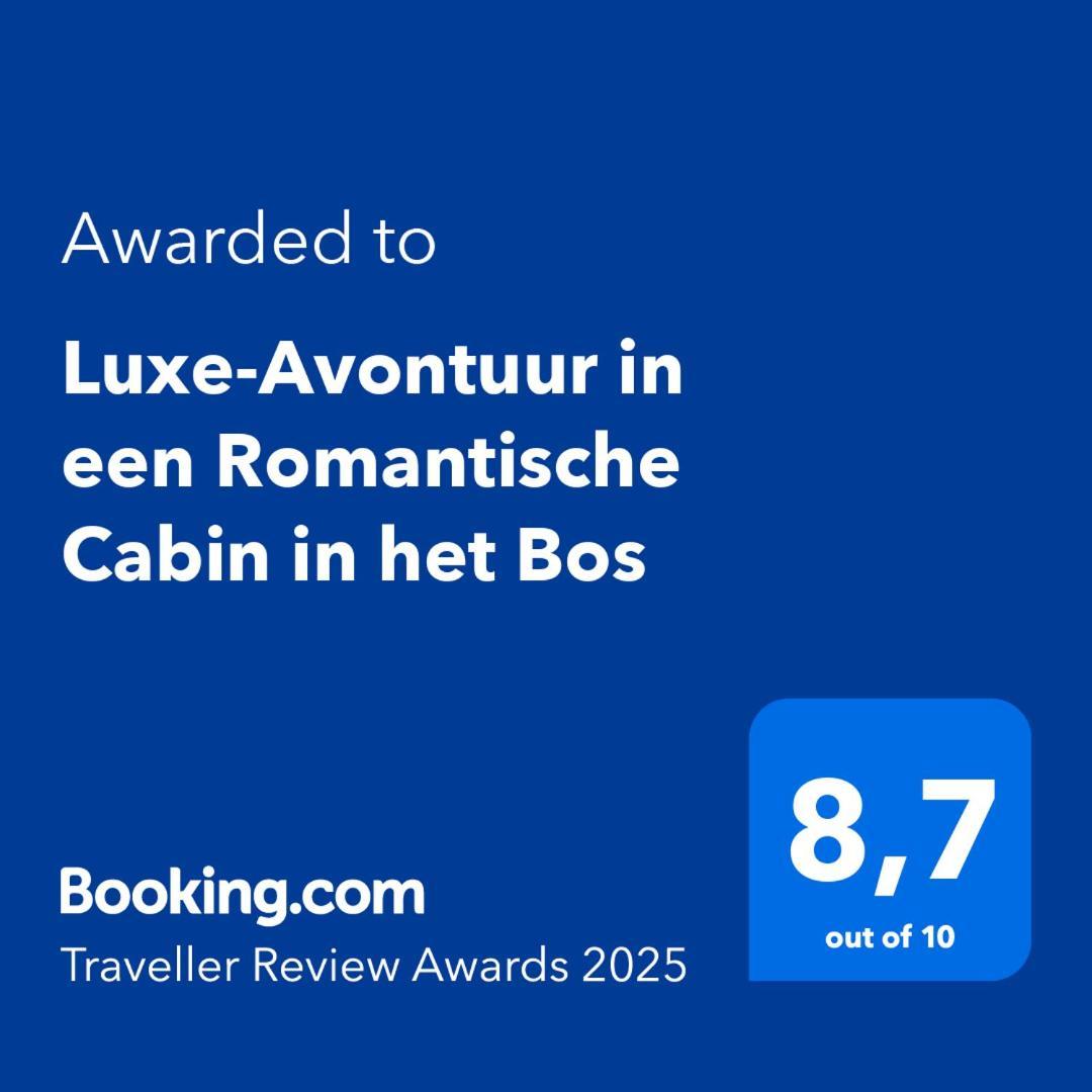 Luxe-Avontuur In Een Romantische Cabin In Het Bos Stekene Eksteriør bilde